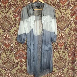 PICADILLY 10 hippie boho Ombre lightweight duster or coverup-/flowy & fun piece